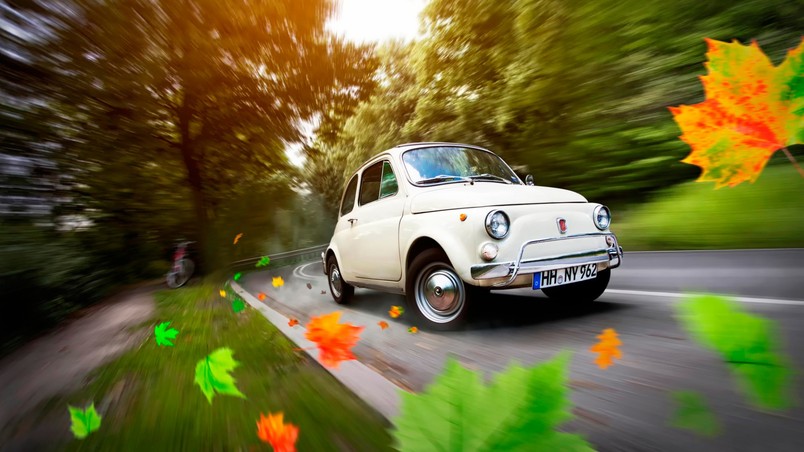 Gorgeous Old Fiat 500 wallpaper