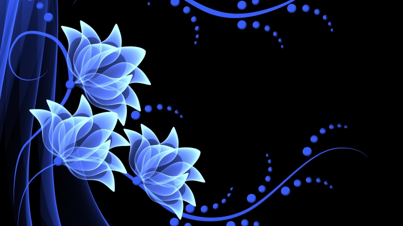 Neon Flower wallpaper