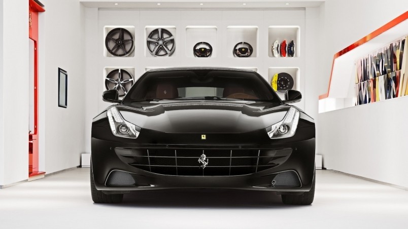 Stunning Black Ferrari FF wallpaper