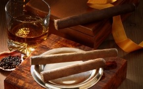 Whiskey and Cigars wallpaper