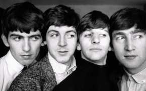 The Beatles Black and White wallpaper