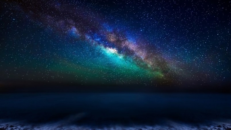 Milky Way Galaxy From The Canary Islands Hd Wallpaper Wallpaperfx