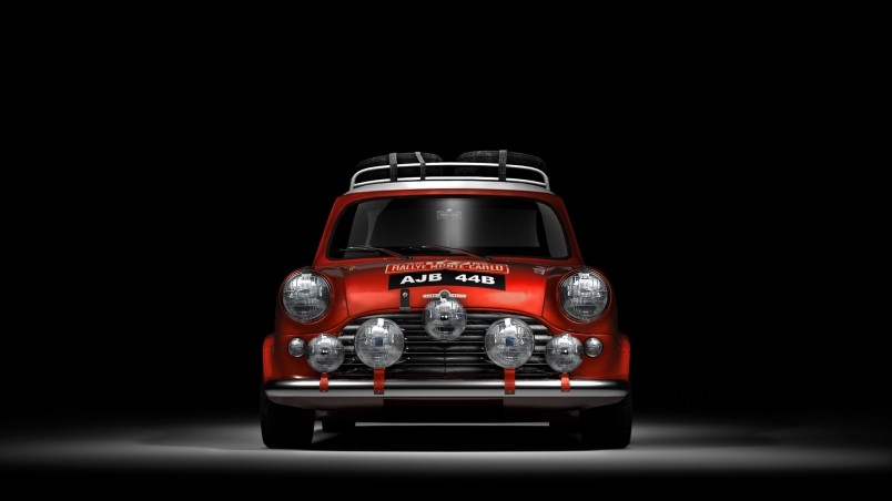 Red Mini Cooper  wallpaper