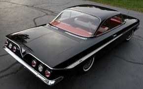 Black Chevrolet Impala 1961 wallpaper