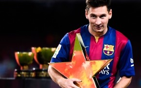 Messi Star Shaped Award wallpaper