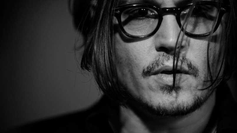 Johnny Depp Monochrome wallpaper