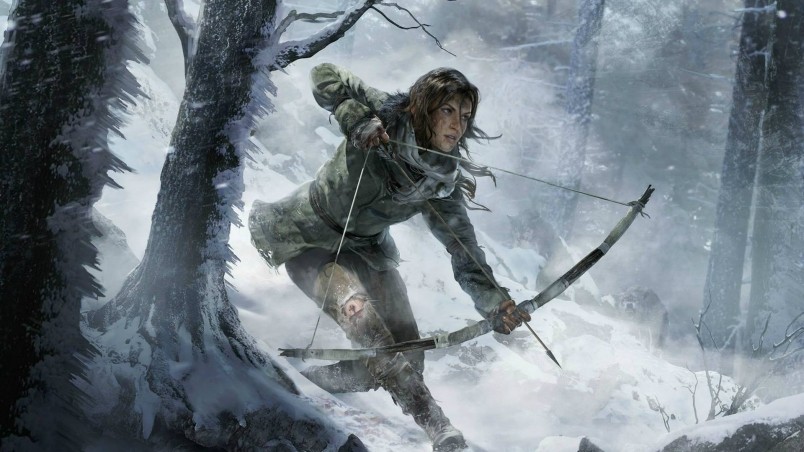 Rise of The Tomb Raider Bow wallpaper