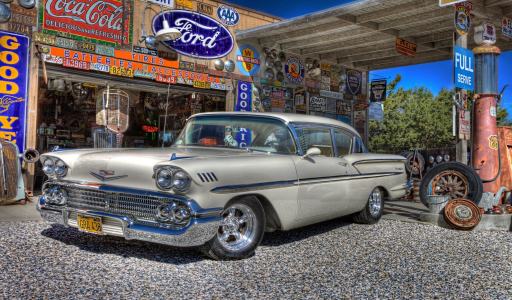 1958 Classic Chevy for 1024 x 600 widescreen resolution