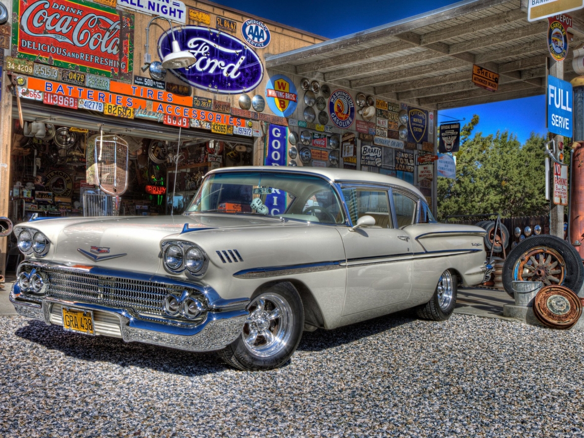1958 Classic Chevy for 1152 x 864 resolution