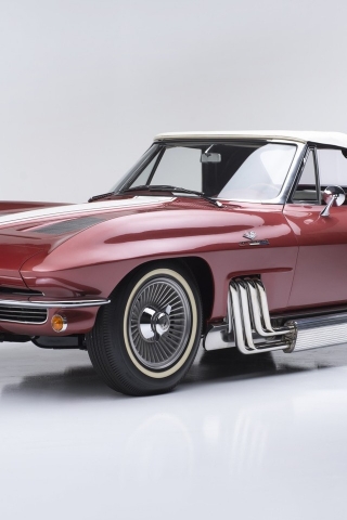 1963 Chevrolet Corvette Stingray for 320 x 480 iPhone resolution