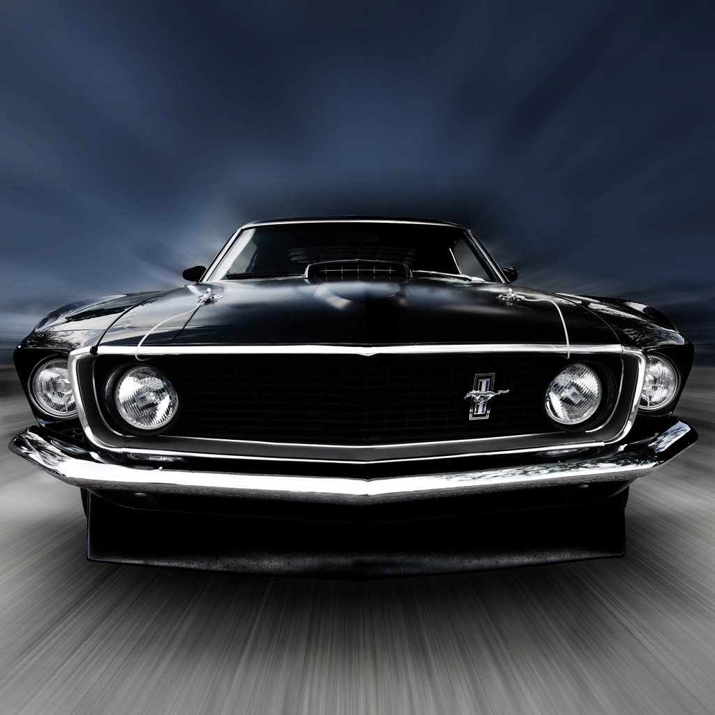 1969 Ford Mustang for 1024 x 1024 iPad resolution