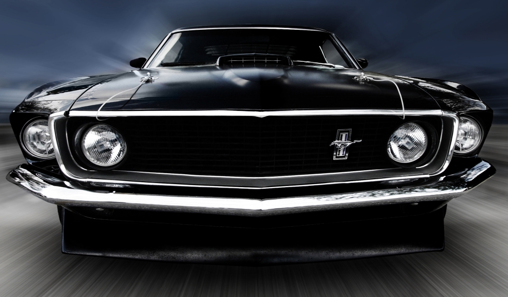 1969 Ford Mustang for 1024 x 600 widescreen resolution
