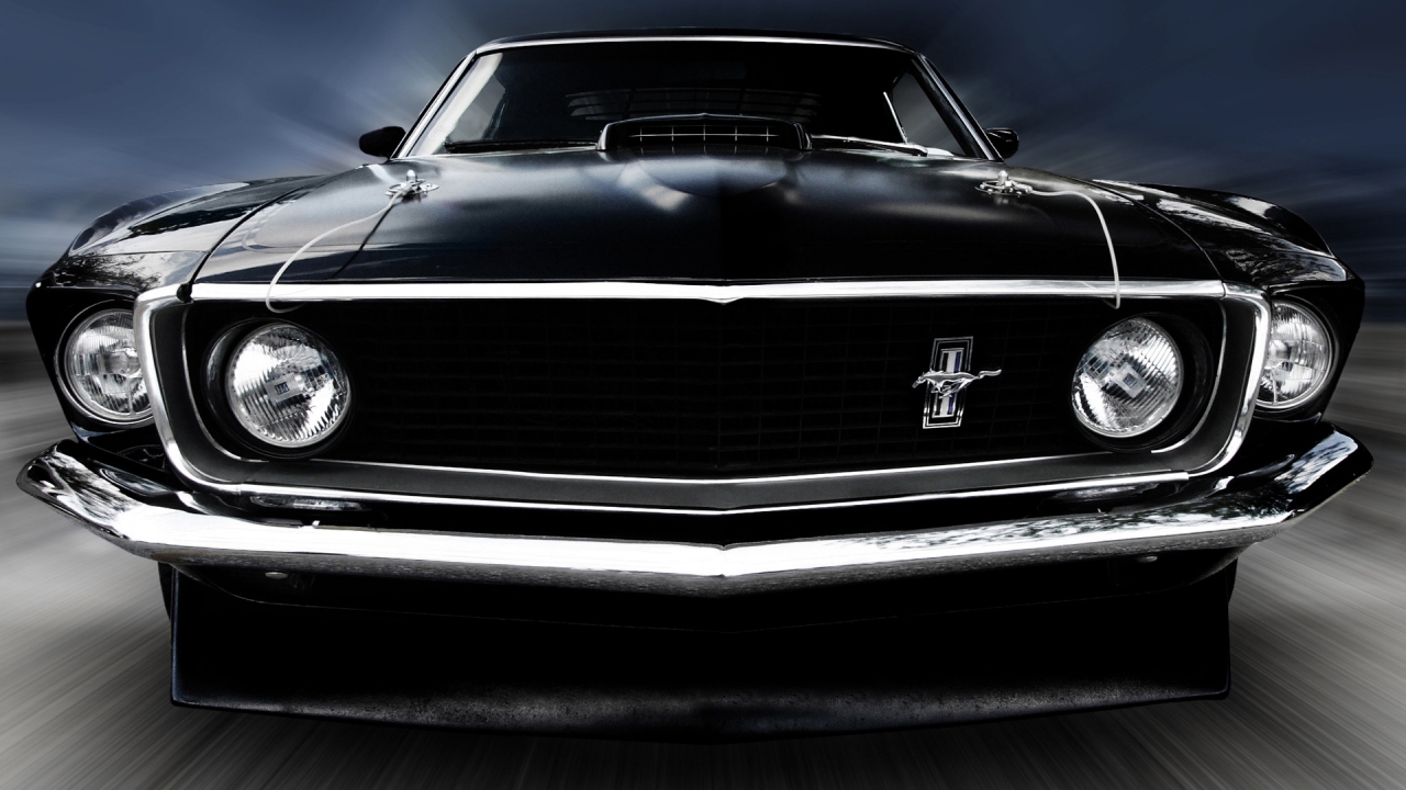 1969 Ford Mustang for 1280 x 720 HDTV 720p resolution