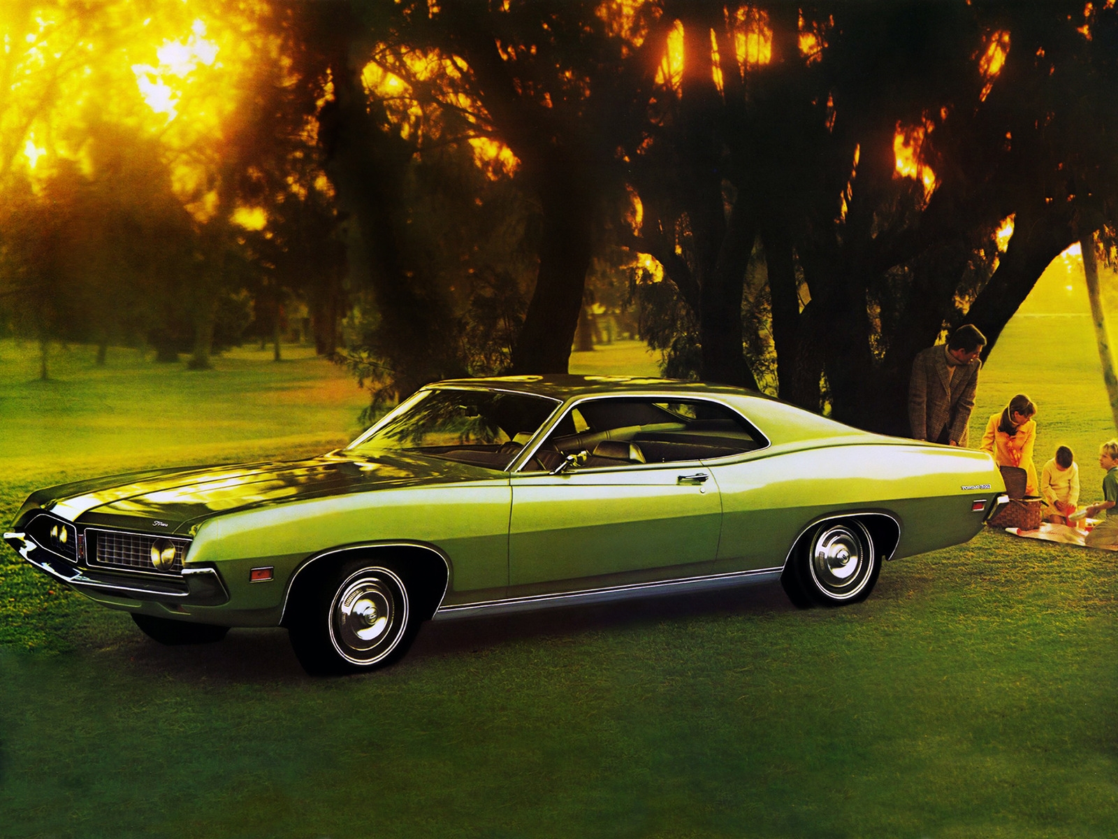 1971 Ford Torino 500 for 1600 x 1200 resolution