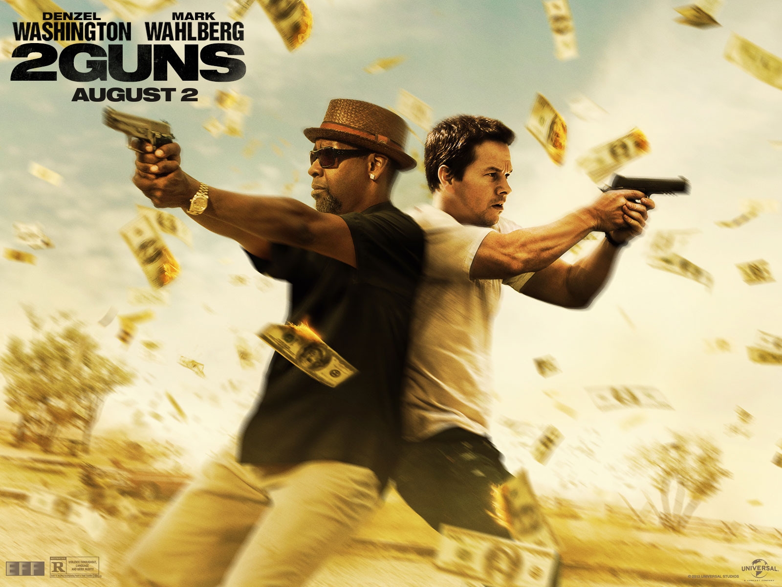 2 Guns Movie for 1600 x 1200 resolution