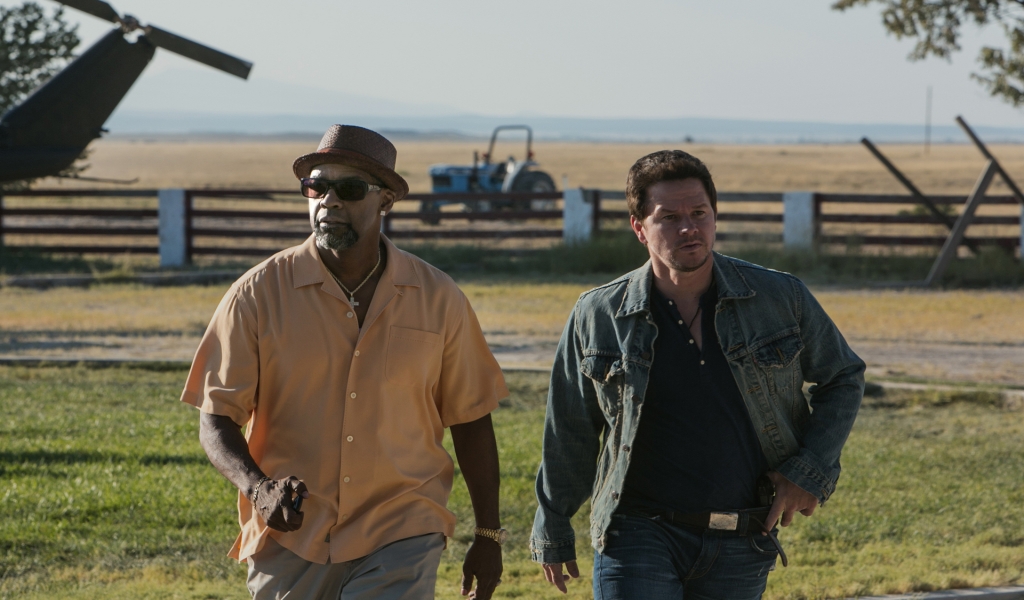 2 Guns Movie Characters for 1024 x 600 widescreen resolution