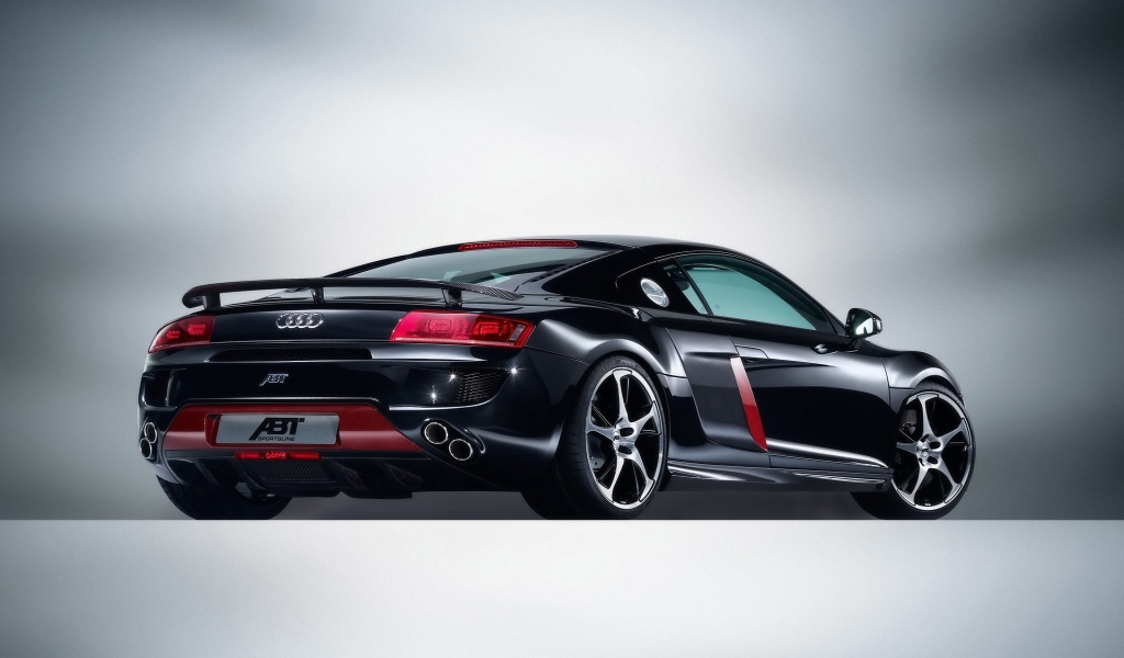 2008 Abt Audi R8 - Rear Angle for 1024 x 600 widescreen resolution