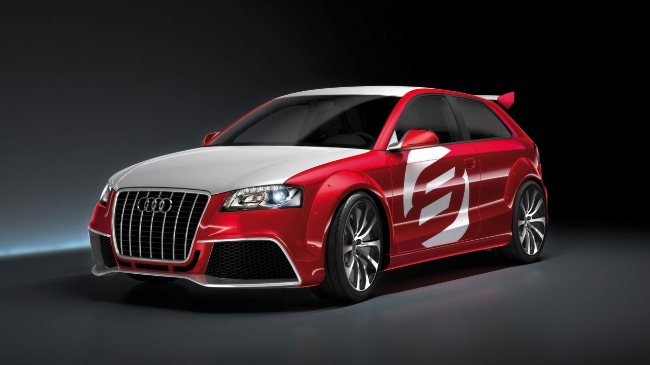 2008 Audi A3 TDI Clubsport Quattro - Front And Side for 1280 x 720 HDTV 720p resolution