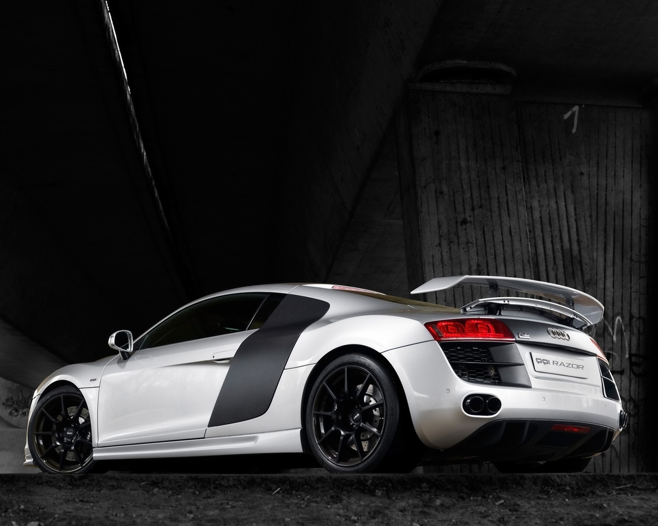 2008 PPI Audi R8 Razor Rear And Side for 1280 x 1024 resolution