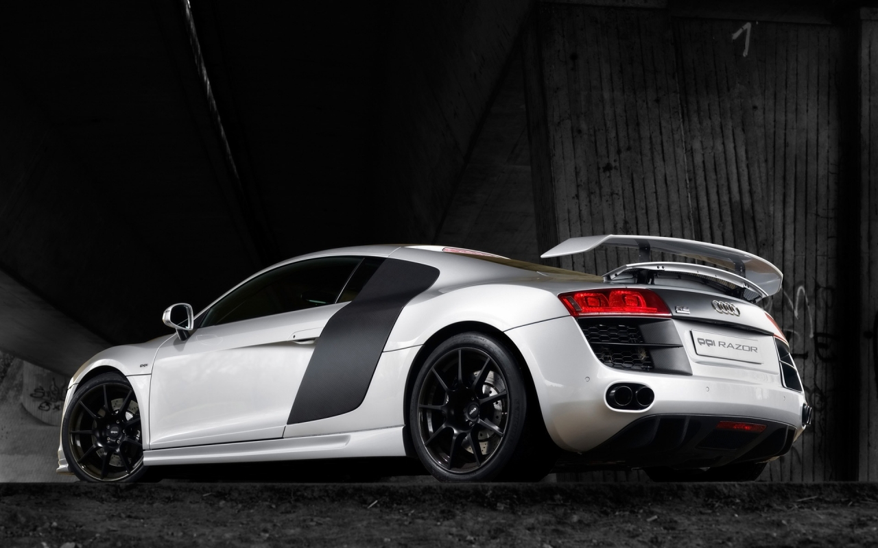 2008 PPI Audi R8 Razor Rear And Side for 1280 x 800 widescreen resolution