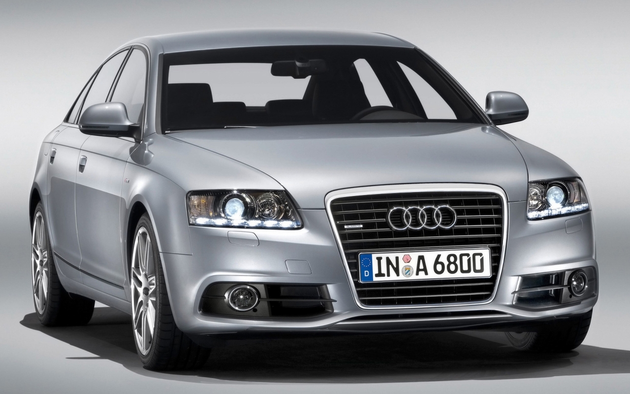 2009 Audi A6 - Rear And Side for 1280 x 800 widescreen resolution