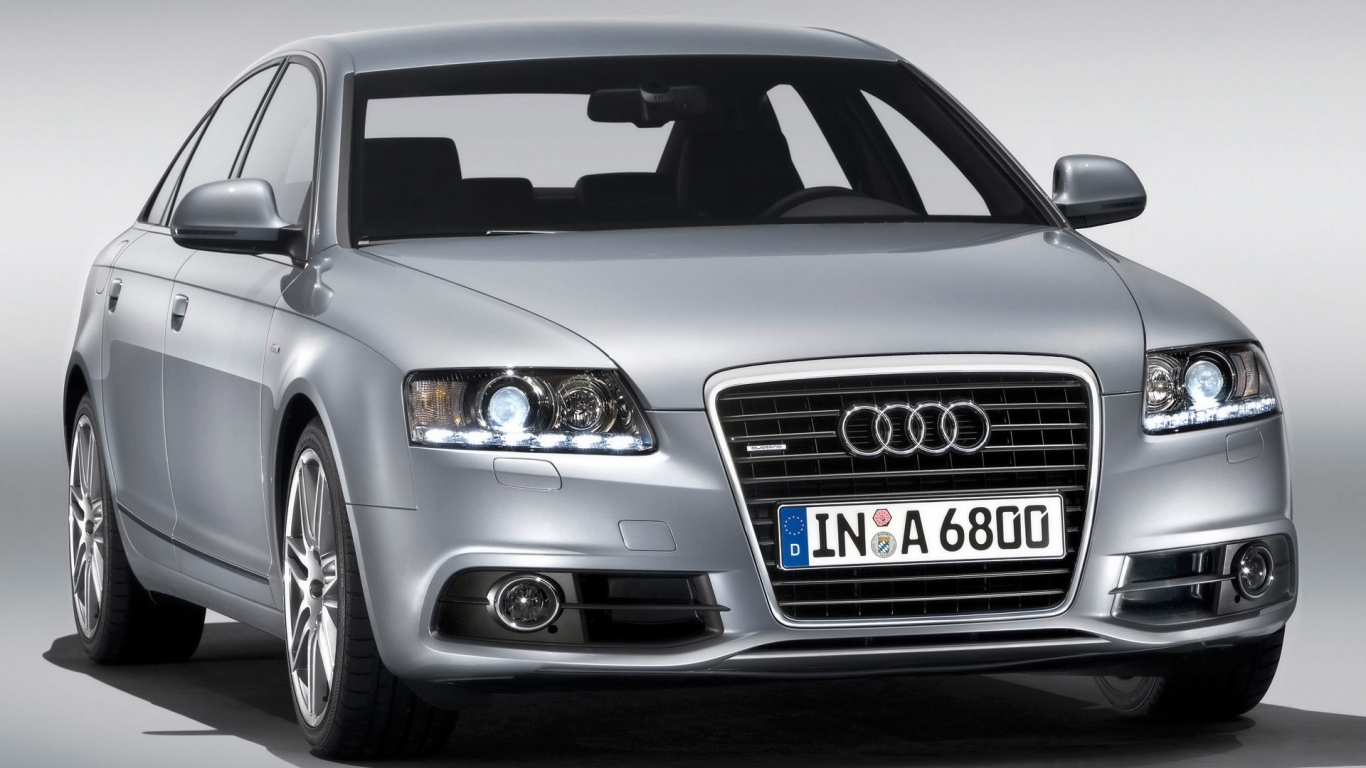 2009 Audi A6 - Rear And Side for 1366 x 768 HDTV resolution