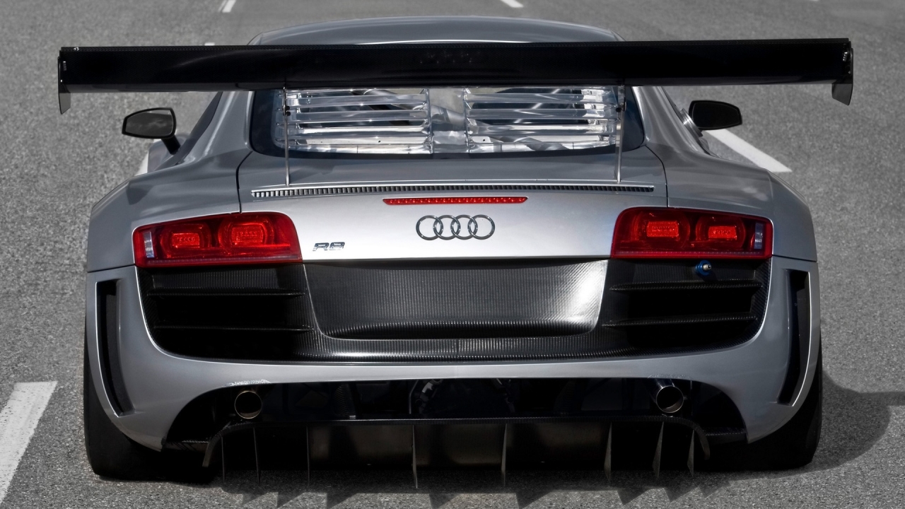 2009 Audi R8 GT3 - Rear for 1280 x 720 HDTV 720p resolution