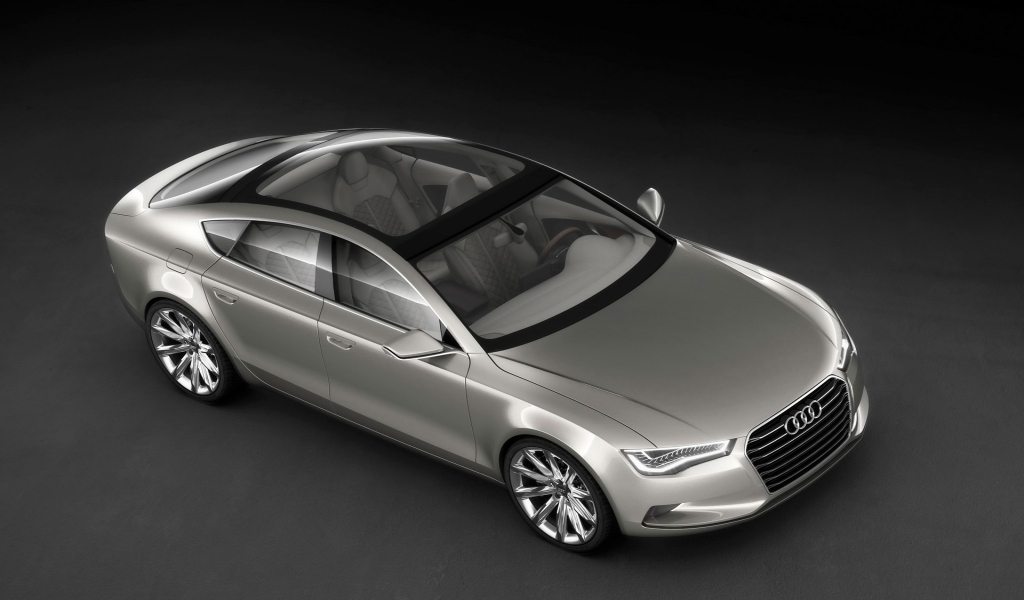 2009 Audi Sportback Concept - Front And Side Top for 1024 x 600 widescreen resolution
