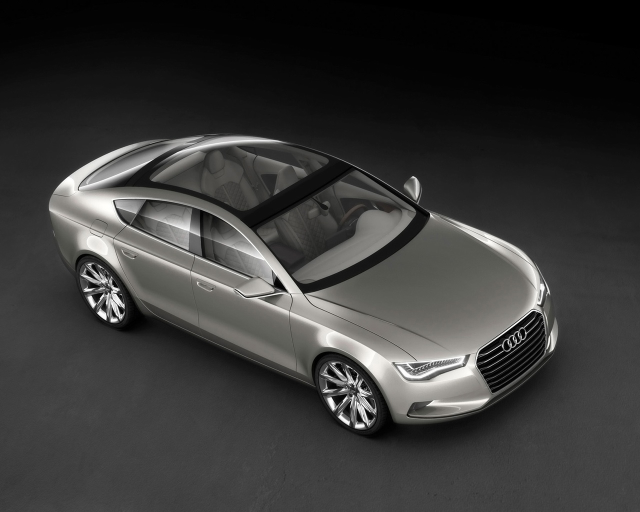 2009 Audi Sportback Concept - Front And Side Top for 1280 x 1024 resolution