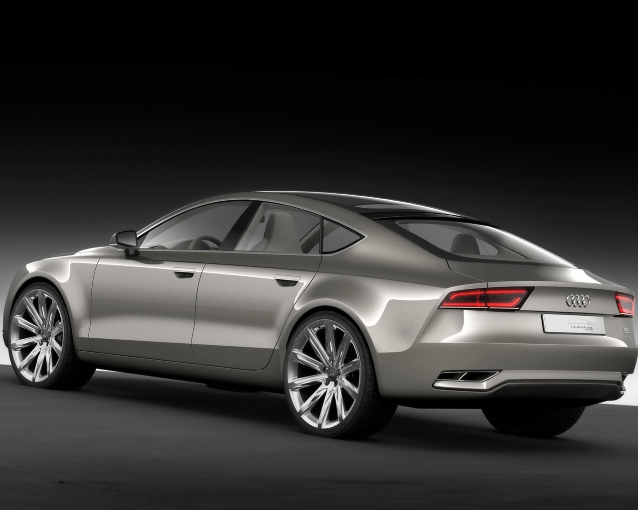2009 Audi Sportback Concept  Rear And Side for 1280 x 1024 resolution