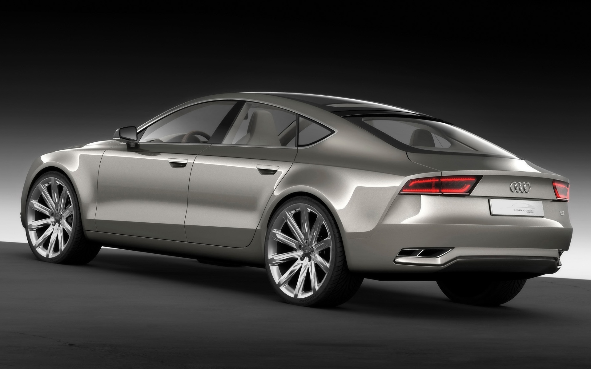 2009 Audi Sportback Concept  Rear And Side for 1920 x 1200 widescreen resolution