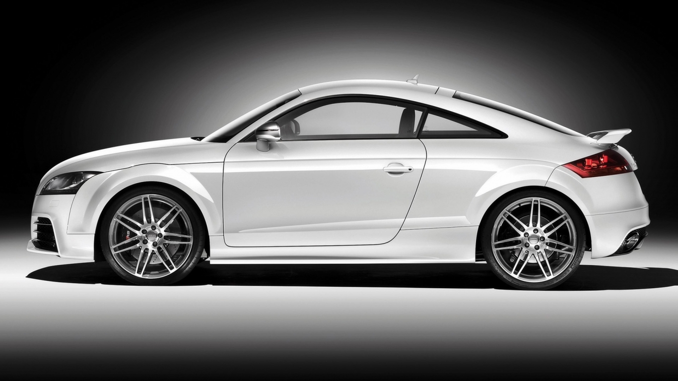 2009 Audi TT RS Coupe Studio Side for 1366 x 768 HDTV resolution