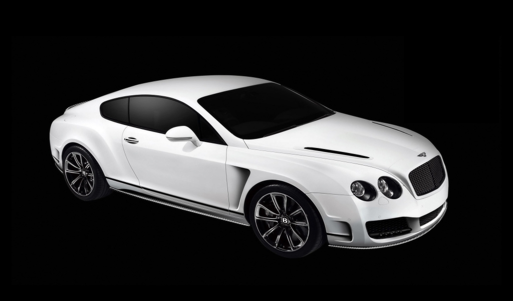 2010 Bentley Continental GT Bullet White for 1024 x 600 widescreen resolution
