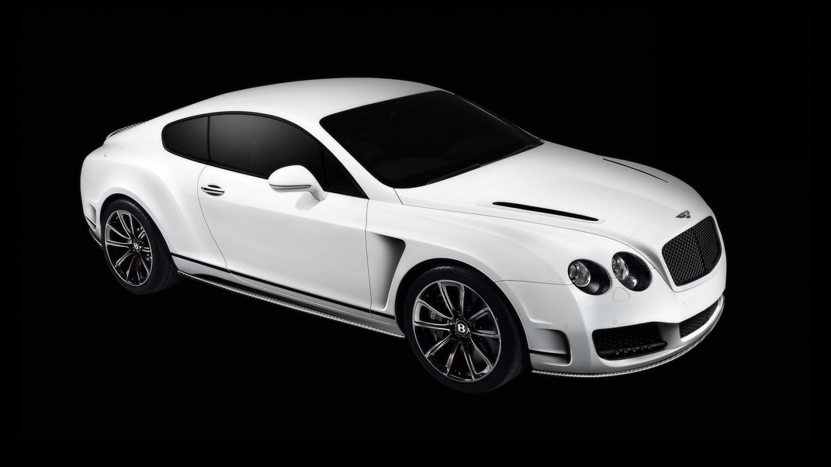 2010 Bentley Continental GT Bullet White for 1680 x 945 HDTV resolution