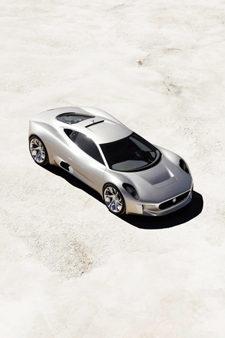 2010 Jaguar C-X75 Concept for 320 x 480 iPhone resolution