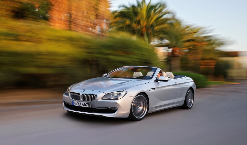 2011 BMW 6 Series Convertible Topless for 1024 x 600 widescreen resolution