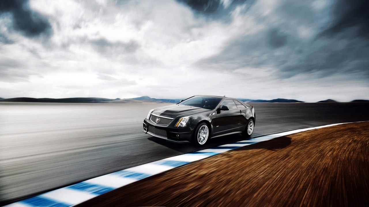 2011 Cadillac CTS V Coupe for 1280 x 720 HDTV 720p resolution