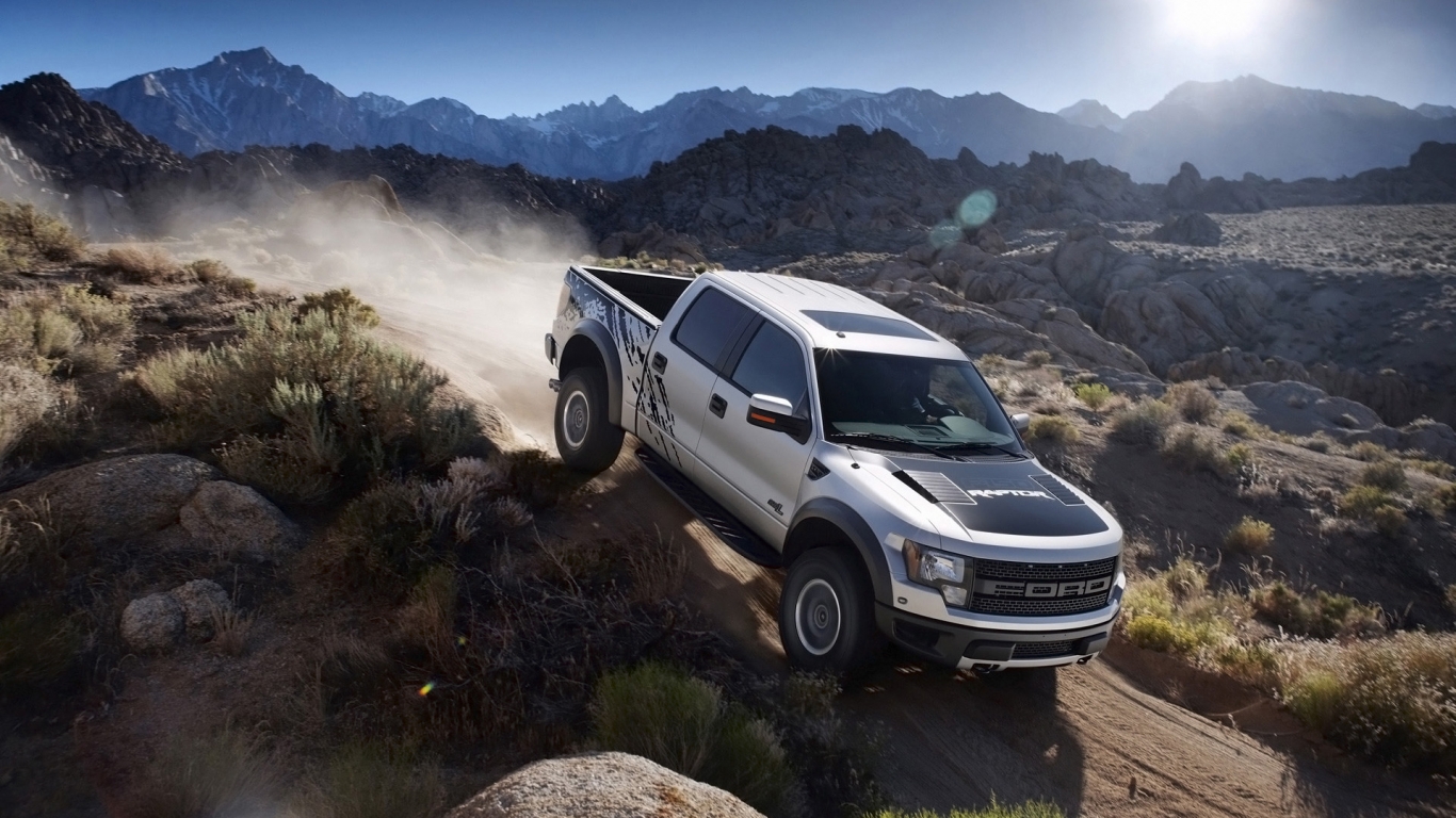 2011 Ford F150 SVT Raptor for 1366 x 768 HDTV resolution