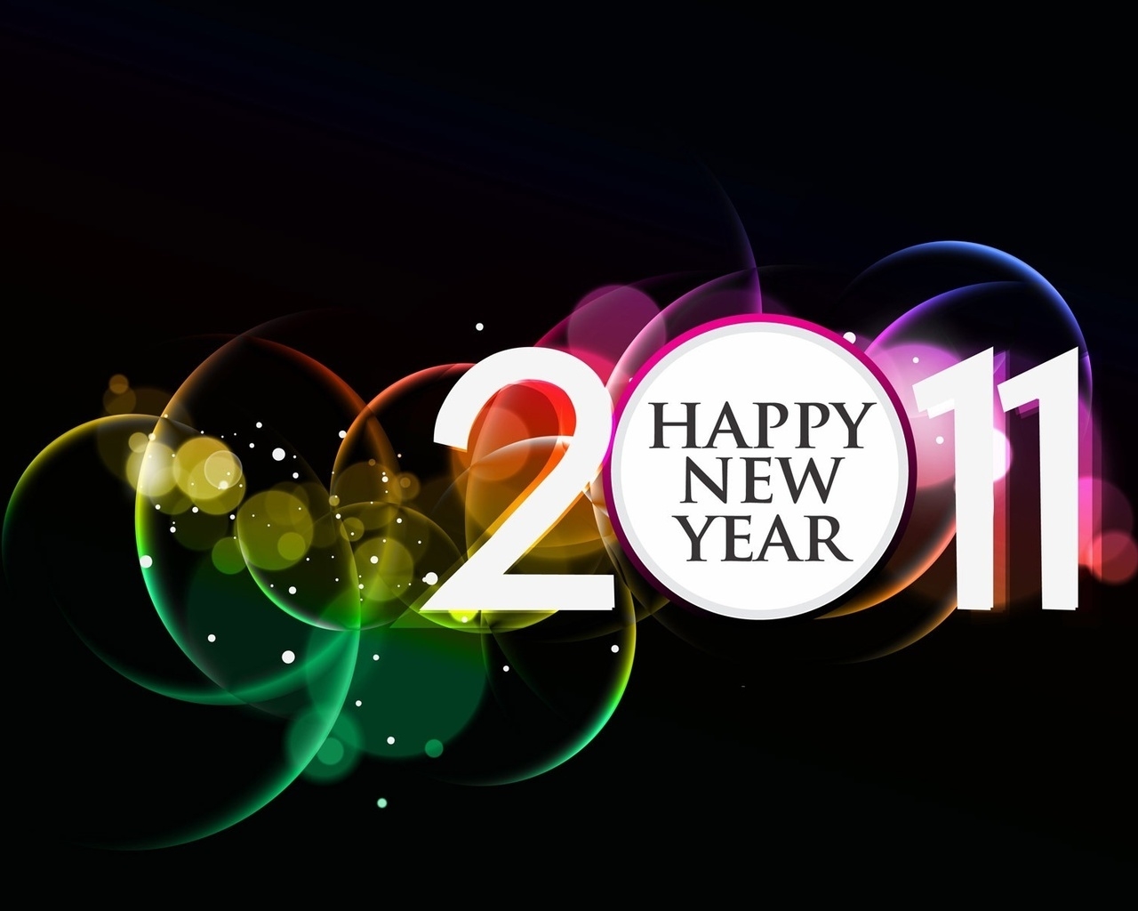 2011 Happy New Year for 1280 x 1024 resolution