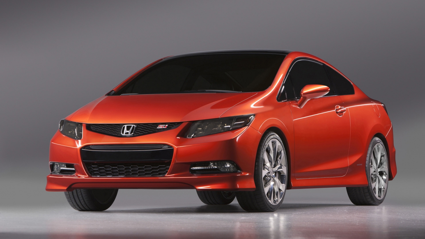 2011 Honda Civic Si Concept for 1366 x 768 HDTV resolution