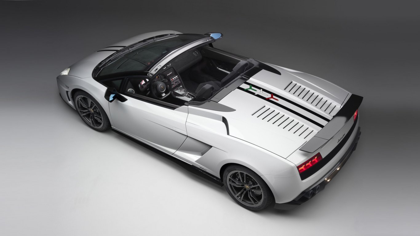 2011 Lamborghini Gallardo LP 570 4 Spyder for 1366 x 768 HDTV resolution