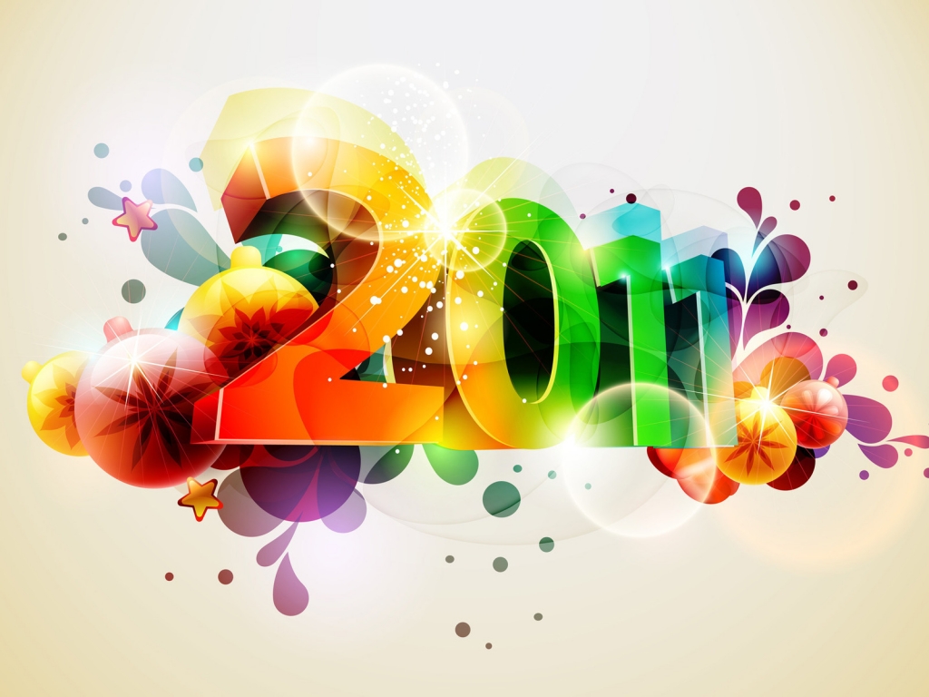 2011 New Year for 1024 x 768 resolution