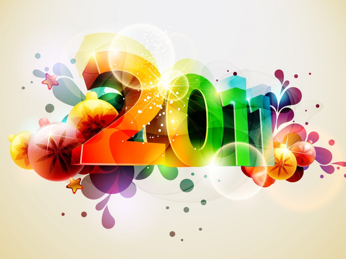2011 New Year for 1152 x 864 resolution