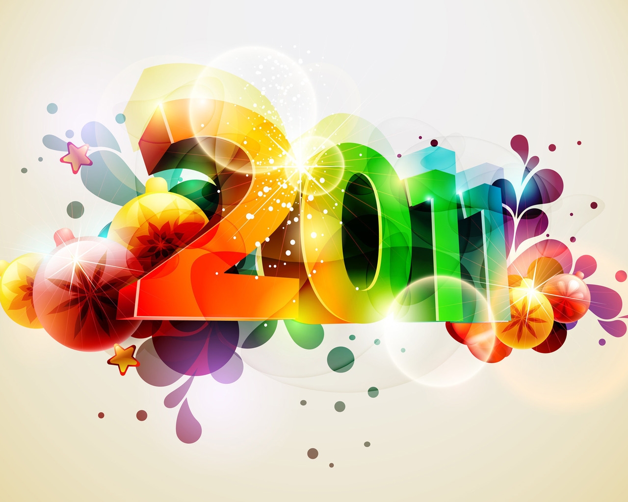 2011 New Year for 1280 x 1024 resolution
