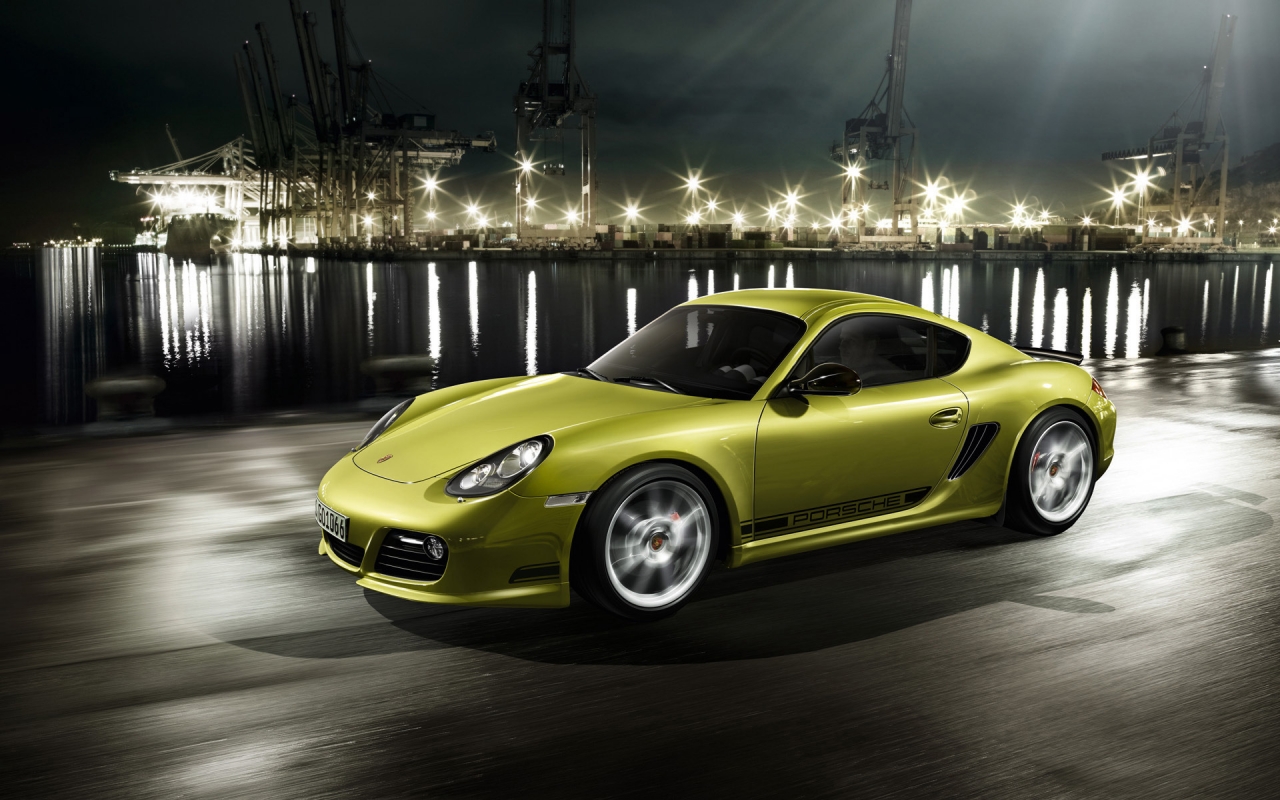 2011 Porsche Cayman R for 1280 x 800 widescreen resolution