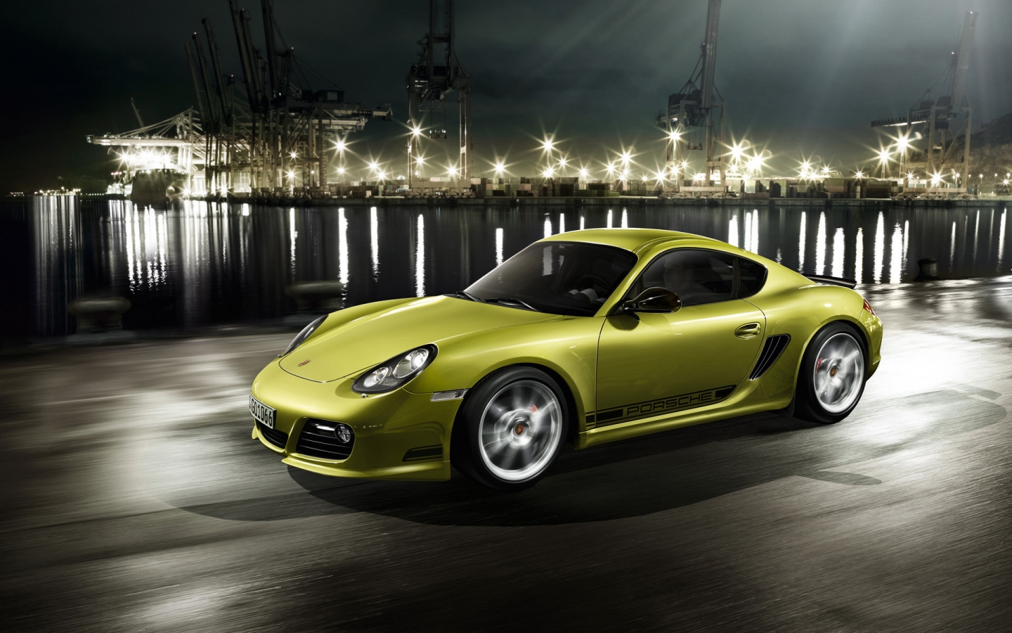 2011 Porsche Cayman R for 1440 x 900 widescreen resolution