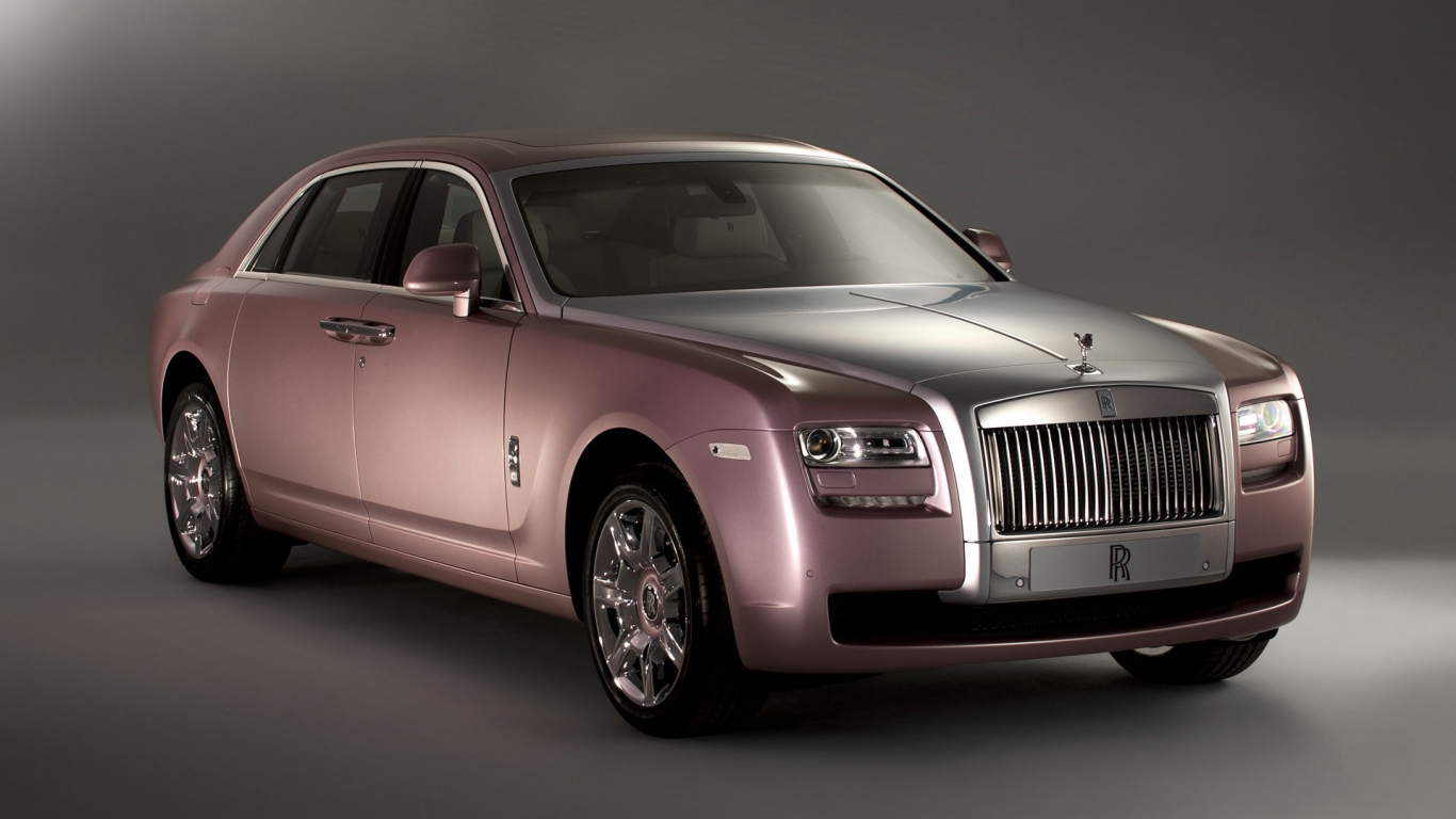 2011 Rolls Royce Rose Quartz Ghost for 1366 x 768 HDTV resolution