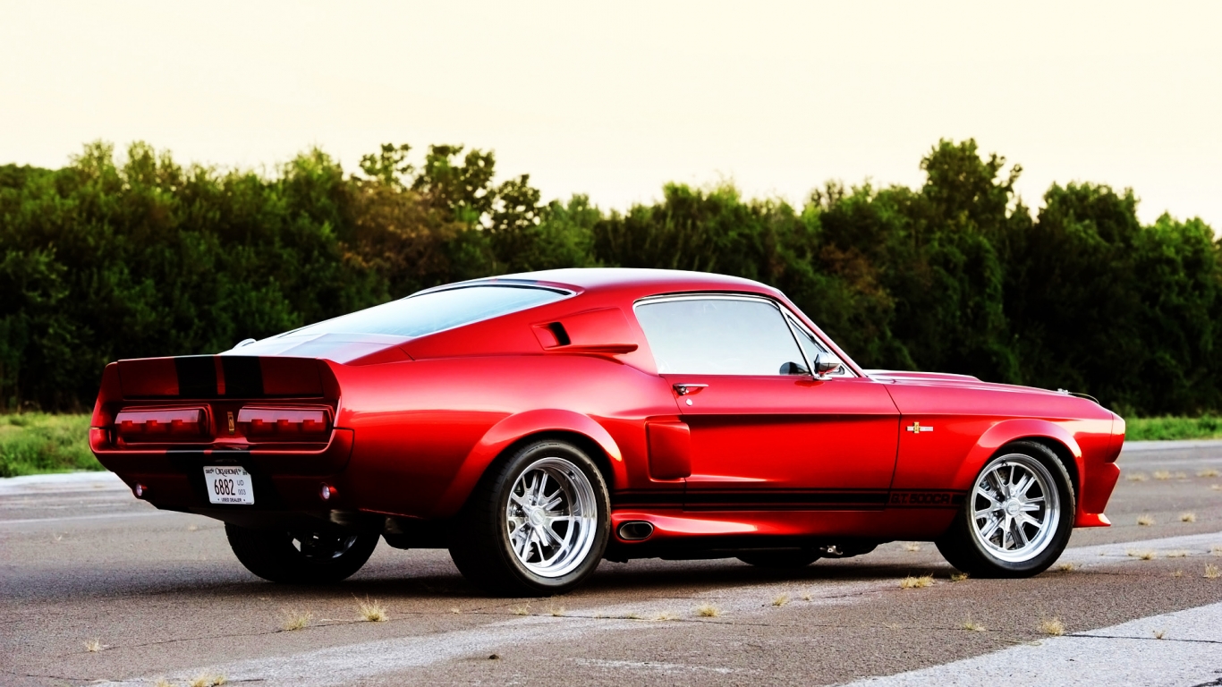 2011 Shelby GT500CR Rear for 1366 x 768 HDTV resolution