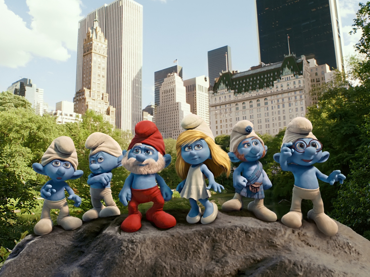 2011 The Smurfs Movie for 1280 x 960 resolution