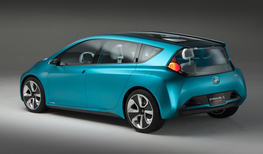 2011 Toyota Prius C Concept Rear for 1024 x 600 widescreen resolution